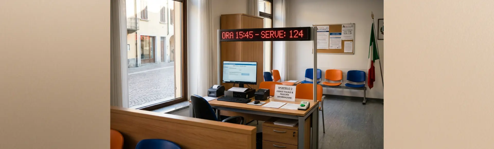 Italian public administration office interior