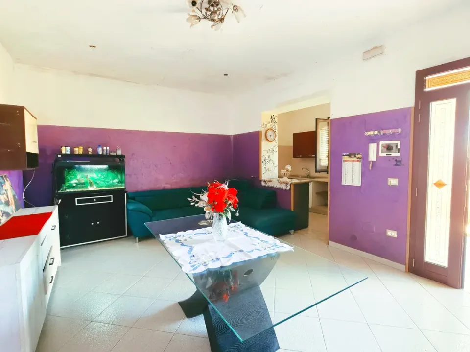 Living area of the detached villa for sale in Porto Cesareo