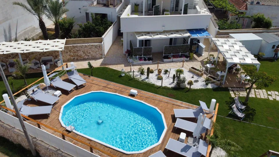 Interior of one of the nine apartments in the residence for sale at Sant'Isidoro, Nardò