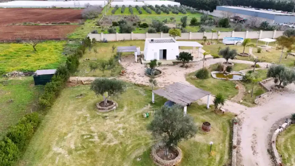 Exterior of Villa Morfeo for sale at Boncore, in the countryside of Nardò